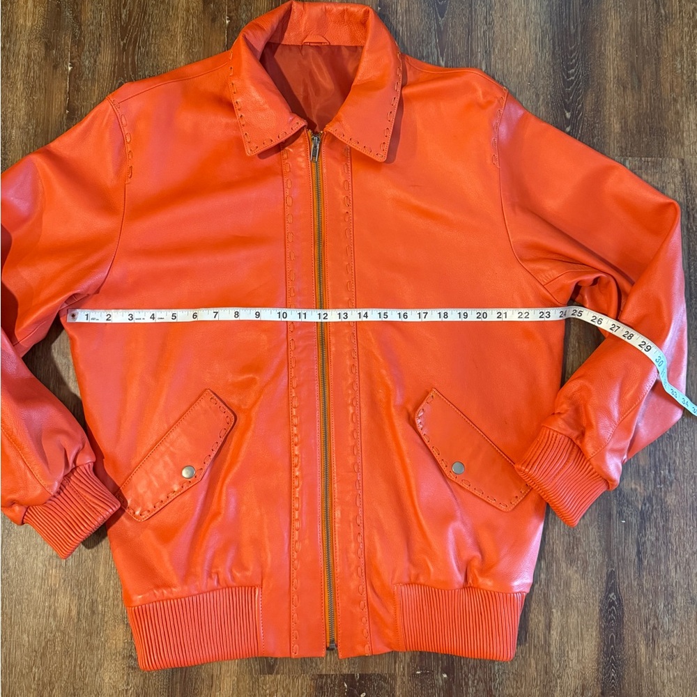 Handmade tangerine handmade jacket